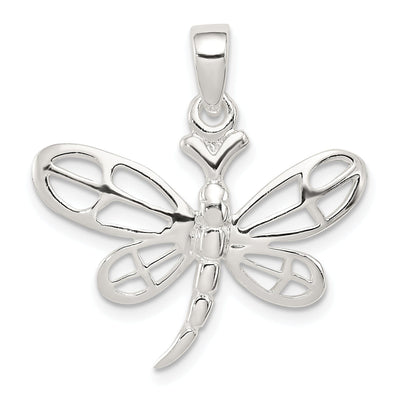 Sterling Silver Polished Dragonfly Pendant at $ 14.01 only from Jewelryshopping.com