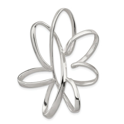Sterling Silver Stylish Flower Pendant at $ 80.83 only from Jewelryshopping.com