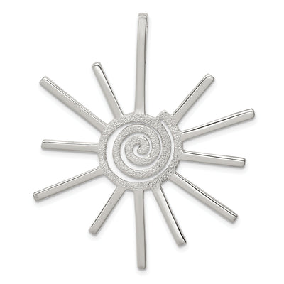 Sterling Silver Trendy Swirl Pendant Slide at $ 35.01 only from Jewelryshopping.com