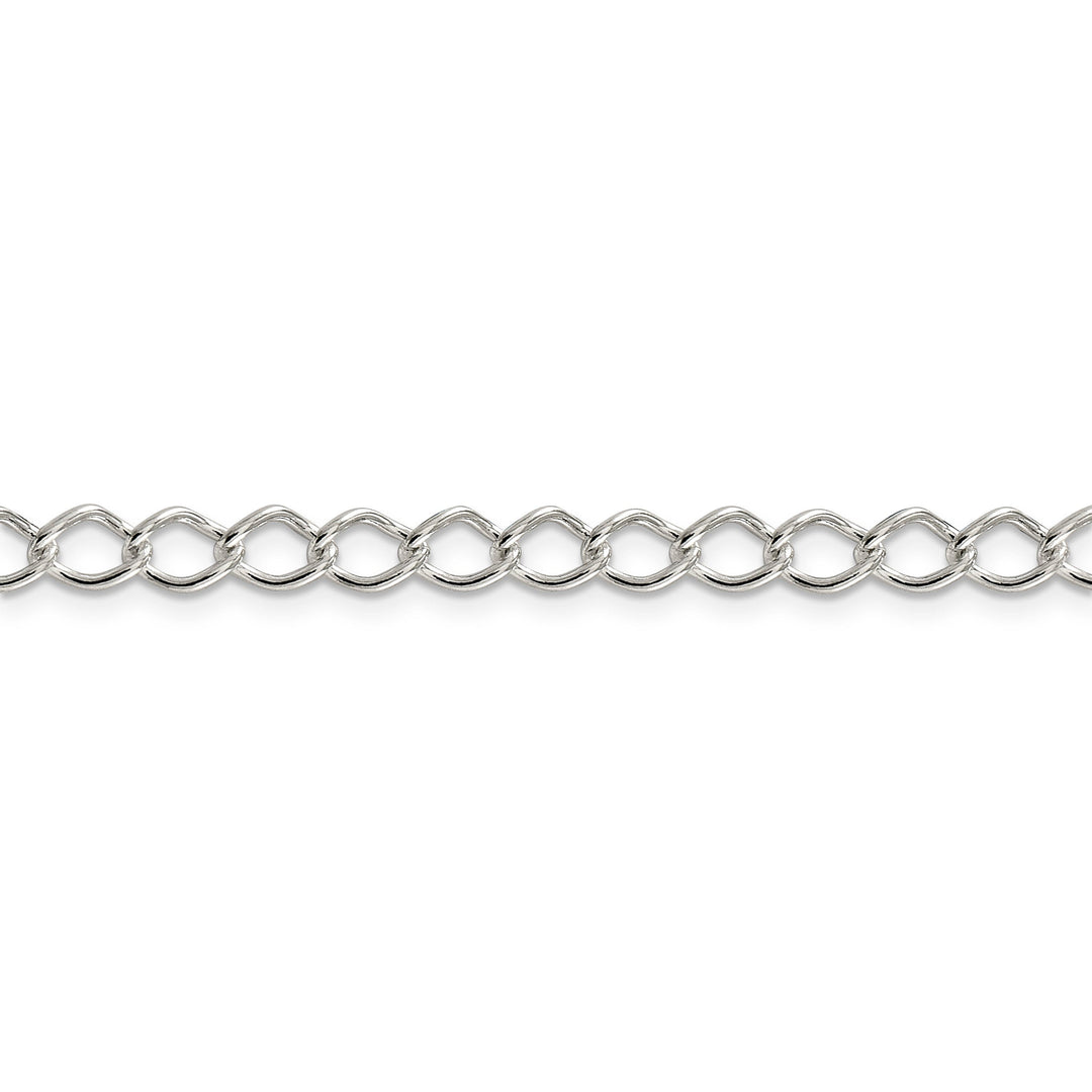 Silver 5.75-mm Double 6 Side Flat Fancy Chain