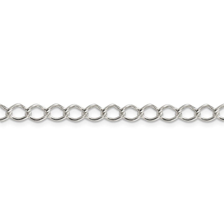 Silver 5.75-mm Double 6 Side Flat Fancy Chain