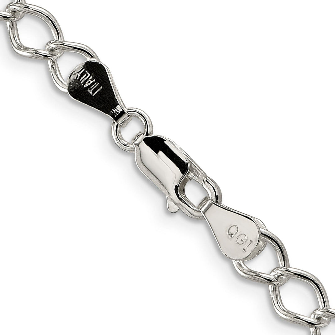 Silver 5.75-mm Double 6 Side Flat Fancy Chain