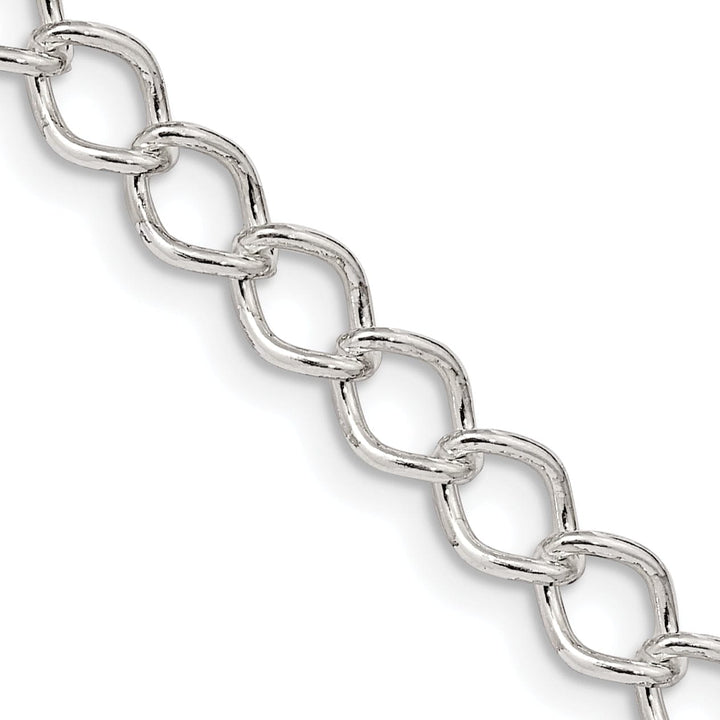 Silver 5.75-mm Double 6 Side Flat Fancy Chain