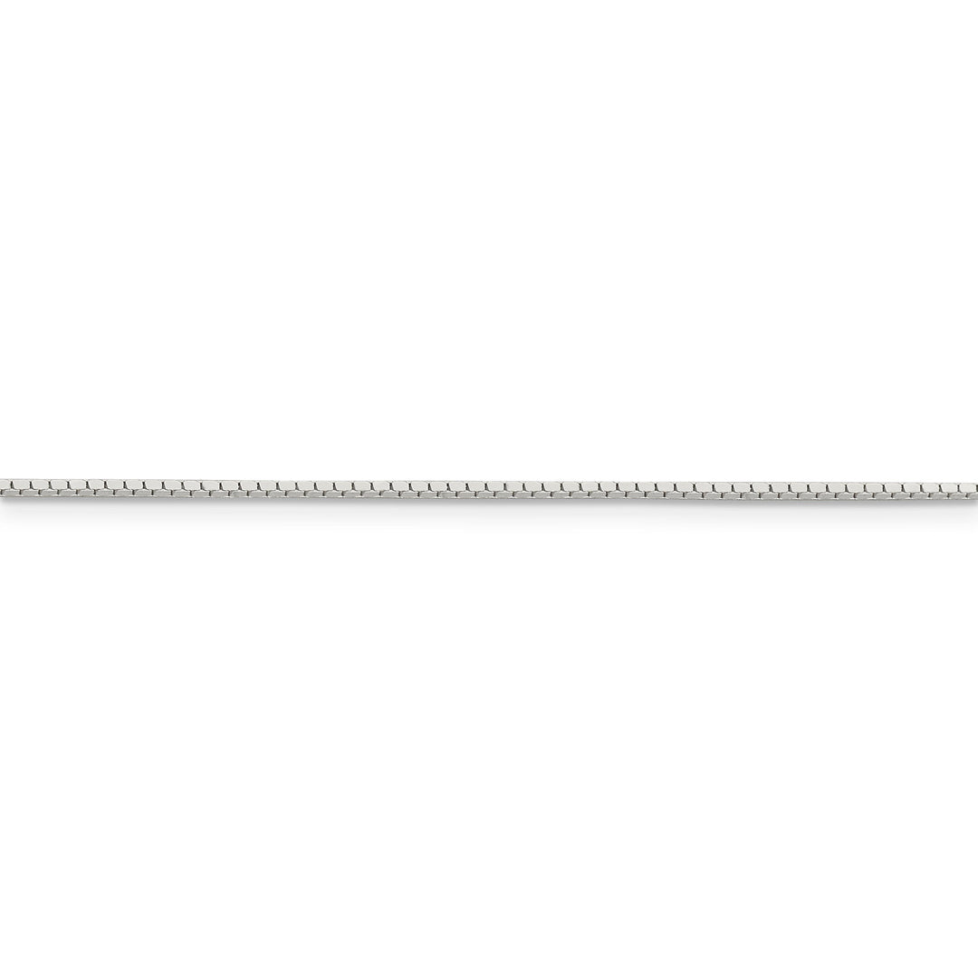 Silver Polished 1.00-mm Mirror Box Chain
