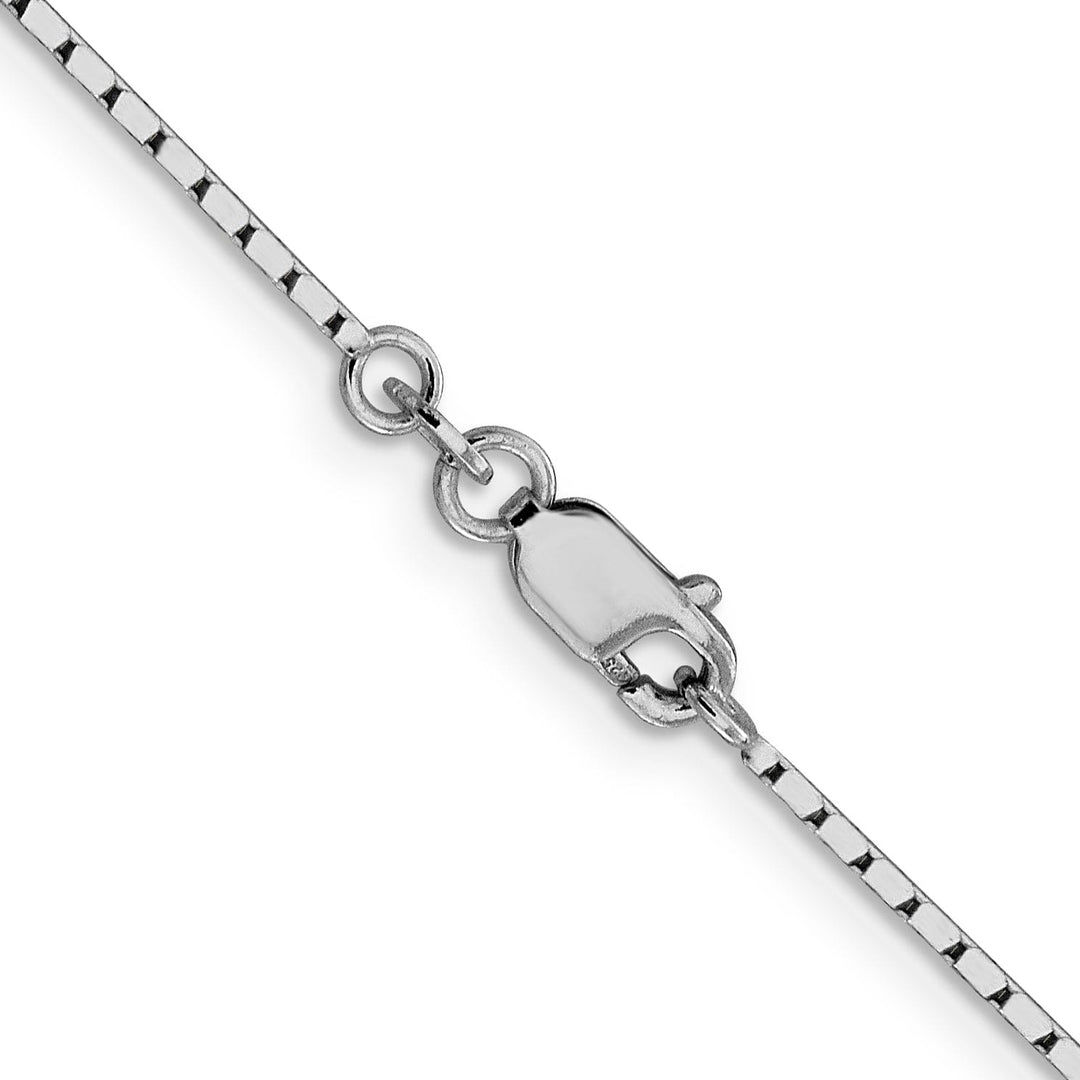 Silver Polished 1.25-mm Mirror Box Chain