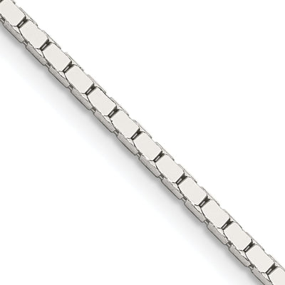 Silver Polished 1.50-mm Mirror Box Chain at $ 35.66 only from Jewelryshopping.com