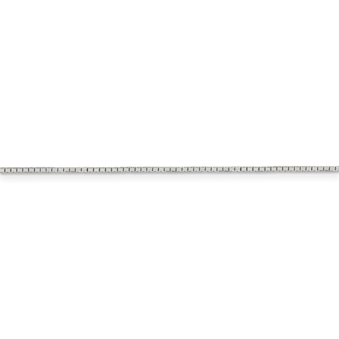 Silver D.C 0.90-mm 8 Sided Mirror Box Chain