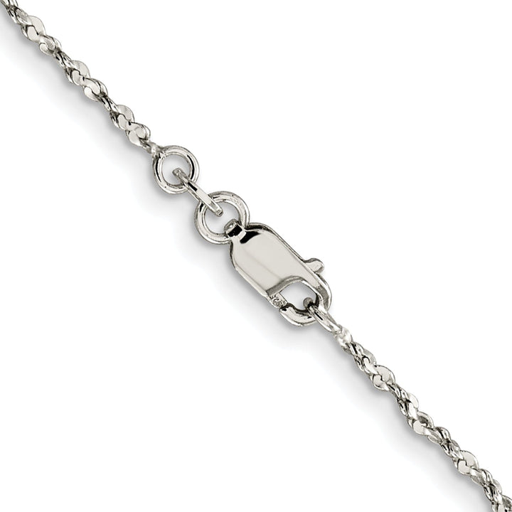 Sterling Silver Polished 1.40-mm Fancy Chain