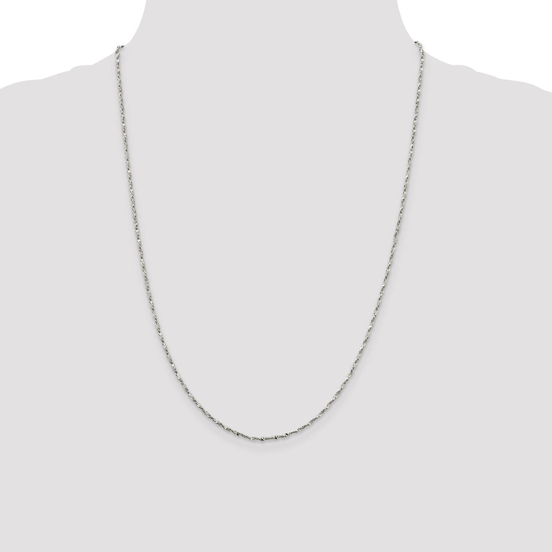 Sterling Silver Polished 1.40-mm Fancy Chain