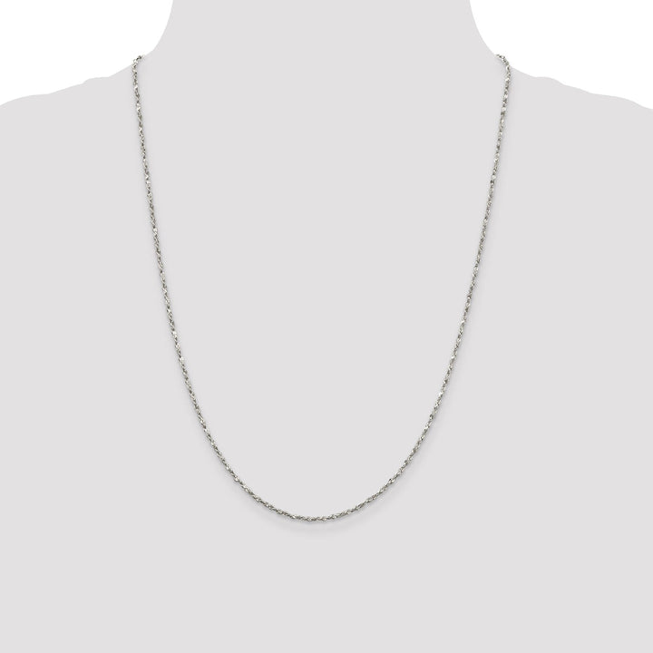 Sterling Silver Polished 1.80-mm Fancy Chain