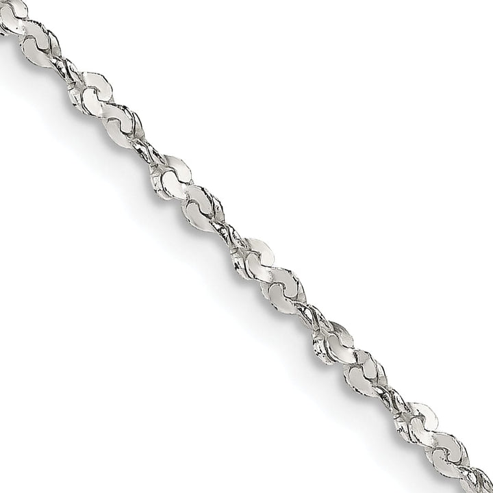 Sterling Silver Polished 1.80-mm Fancy Chain