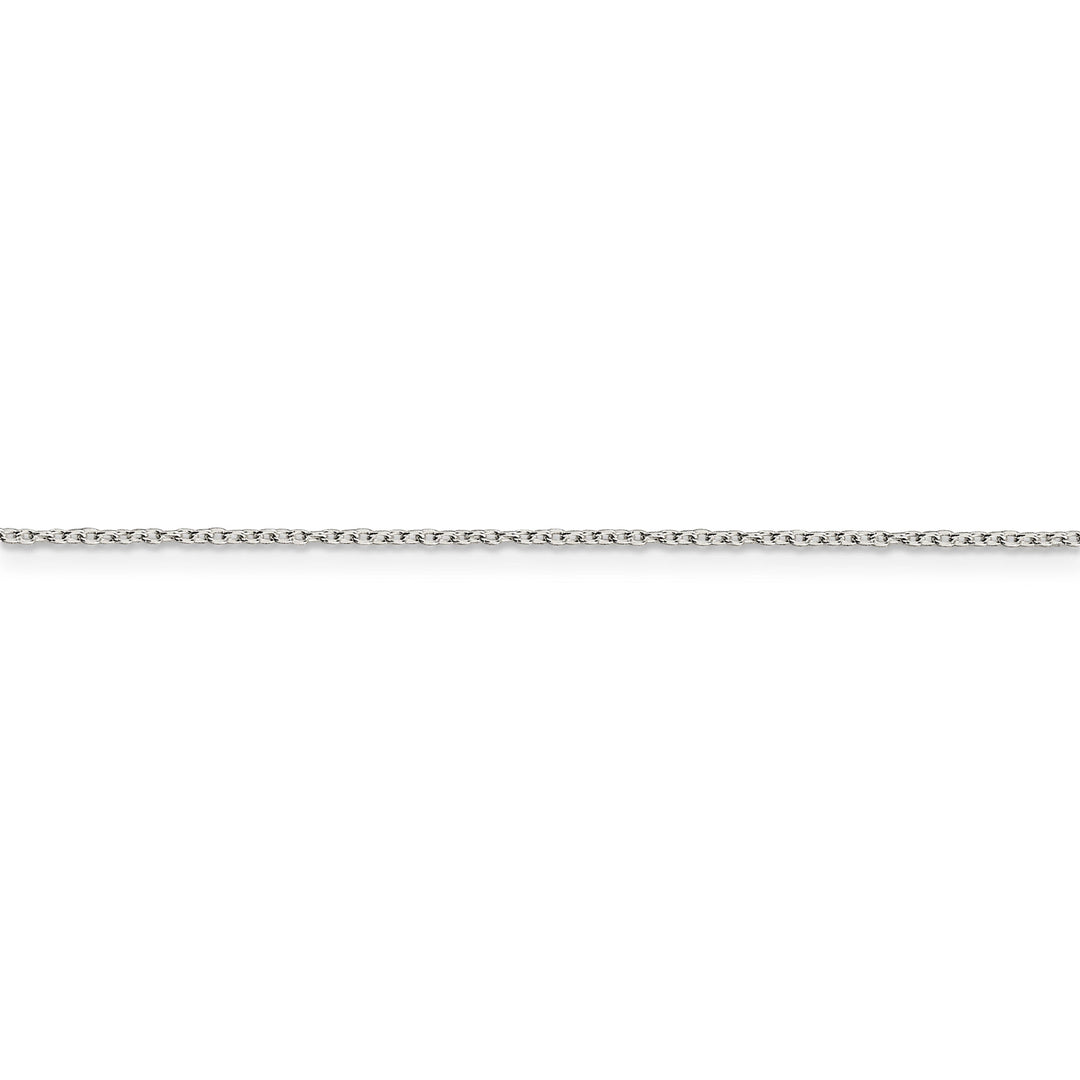 Silver Polished 0.6-mm Fancy Rolo Cable Chain