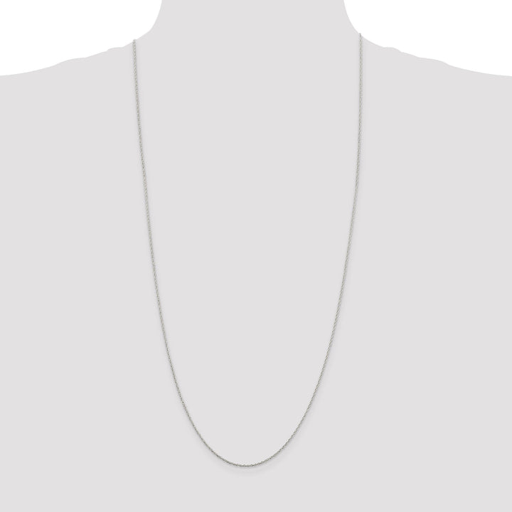 Silver Polished 1.25-mm Loose Rope Chain