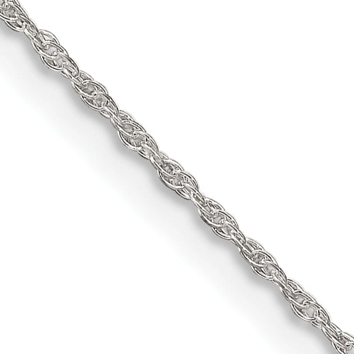 Silver Polished 1.25-mm Loose Rope Chain