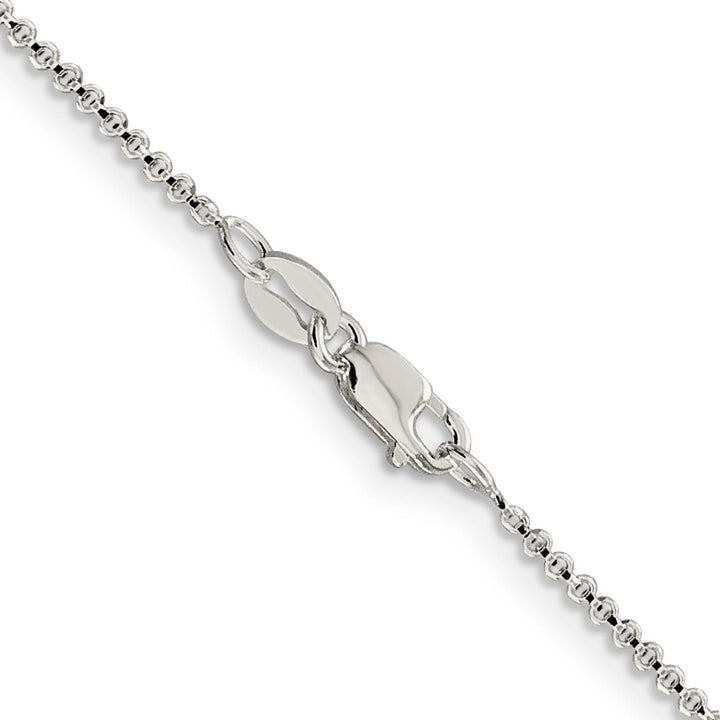 Silver Polished Finished 2.17-mm Rolo Chain