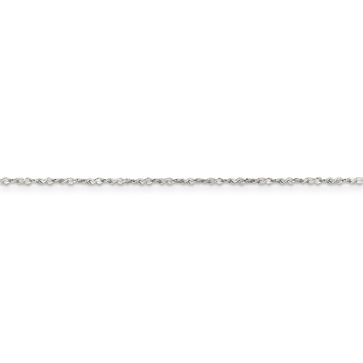 Silver Polish 1.20-mm Twisted Serpentine Chain