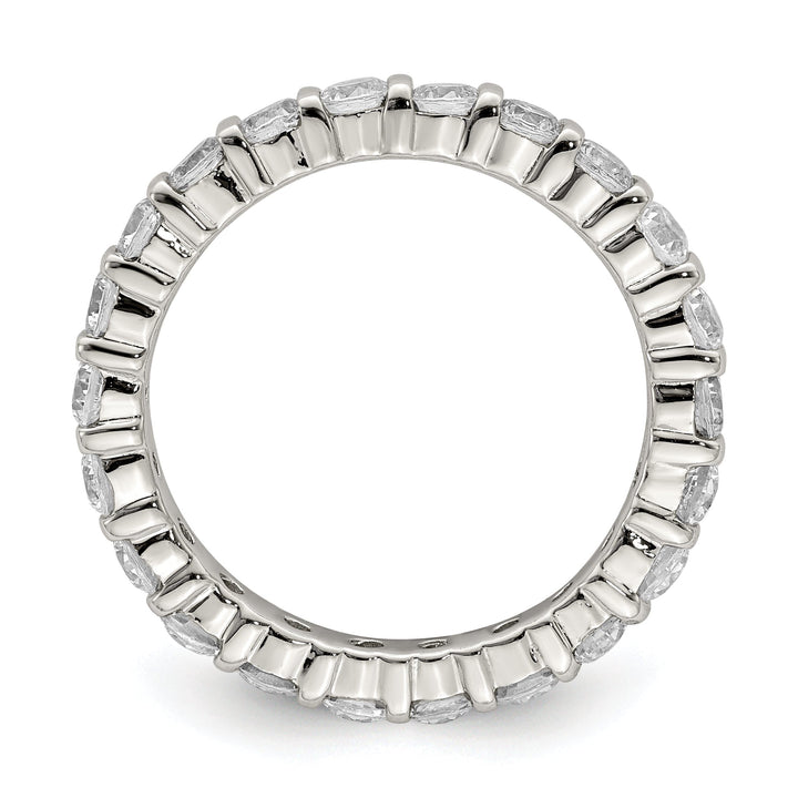 Sterling Silver Cubic Zirconia Band Rings