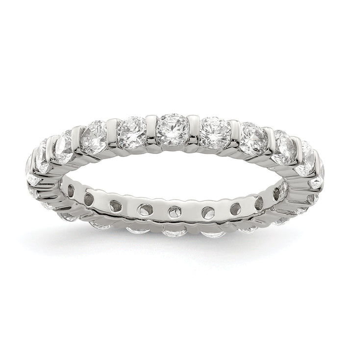 Sterling Silver Cubic Zirconia Band Rings