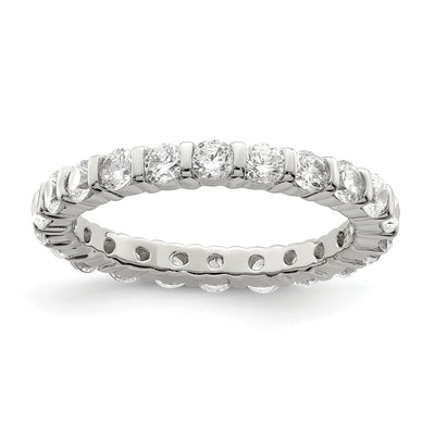 Sterling Silver Cubic Zirconia Band Rings at $ 28.84 only from Jewelryshopping.com