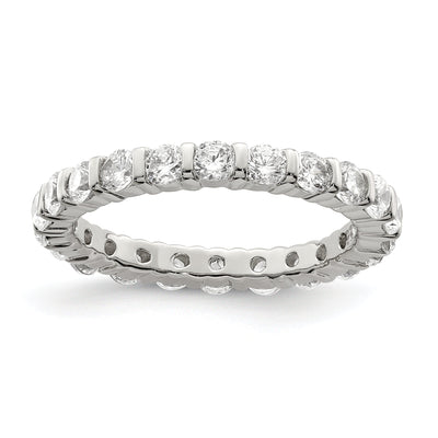 Sterling Silver Cubic Zirconia Band Rings at $ 28.84 only from Jewelryshopping.com