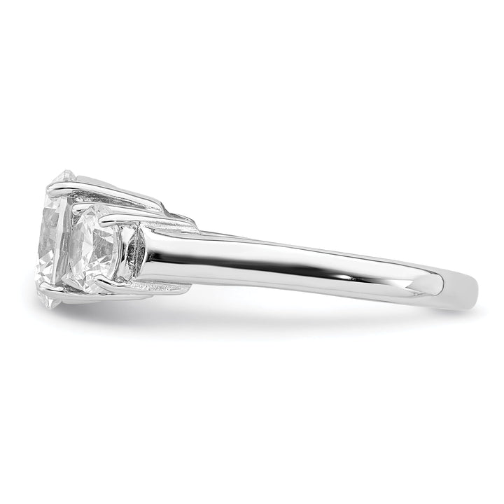 Sterling Silver Cubic Zirconia Band Rings