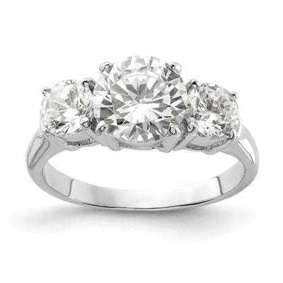 Sterling Silver Cubic Zirconia Band Rings at $ 34.9 only from Jewelryshopping.com