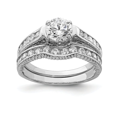 Sterling Silver Cubic Zirconia Band Rings Set at $ 60.74 only from Jewelryshopping.com