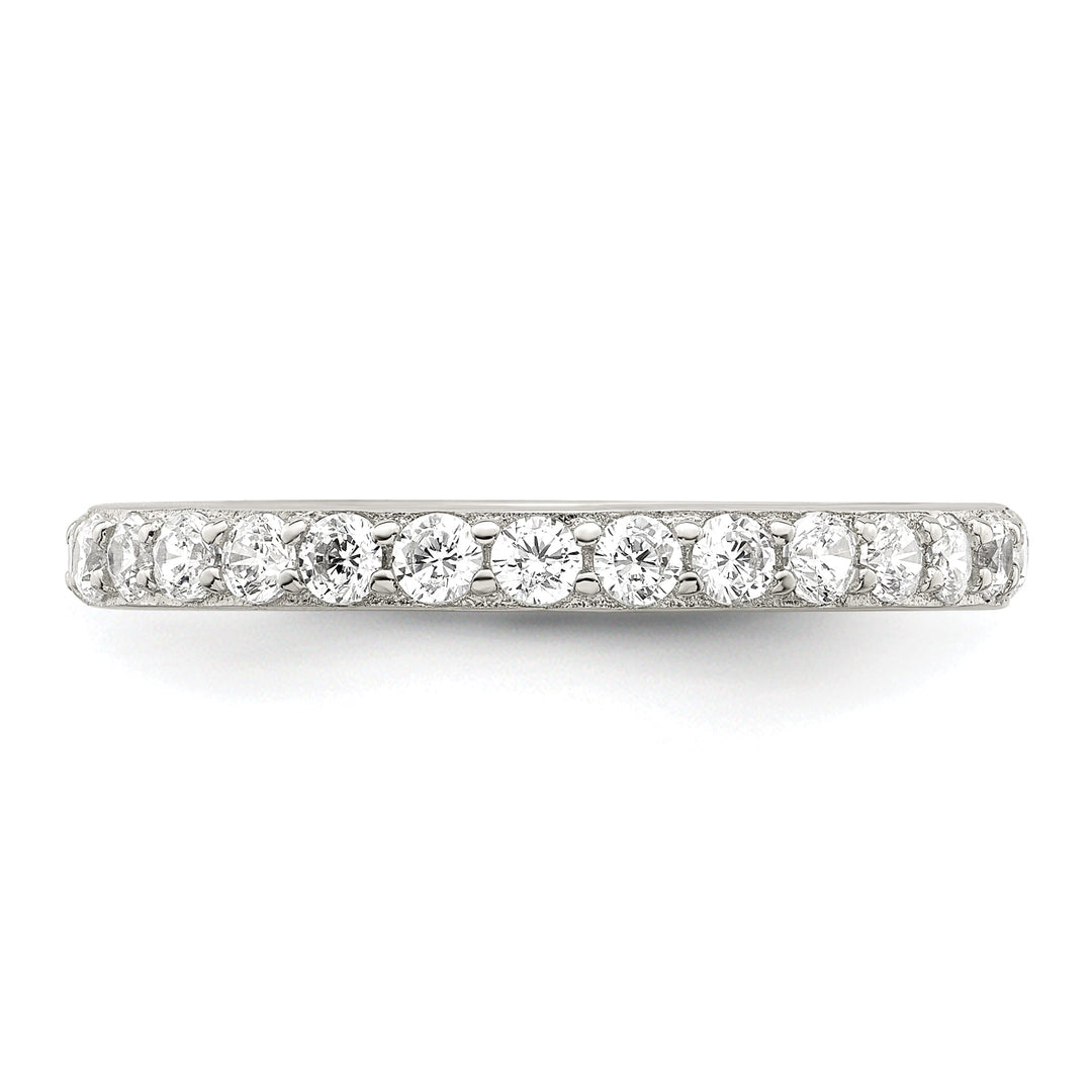 Sterling Silver Cubic Zirconia Anniversary Ring