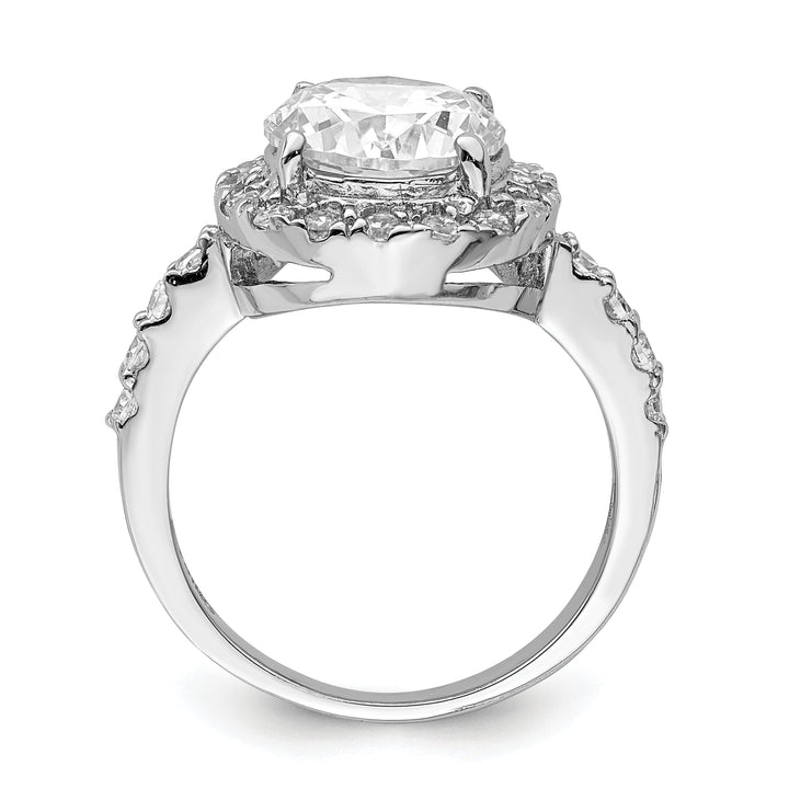 Sterling Silver Fancy Cubic Zirconia Ring