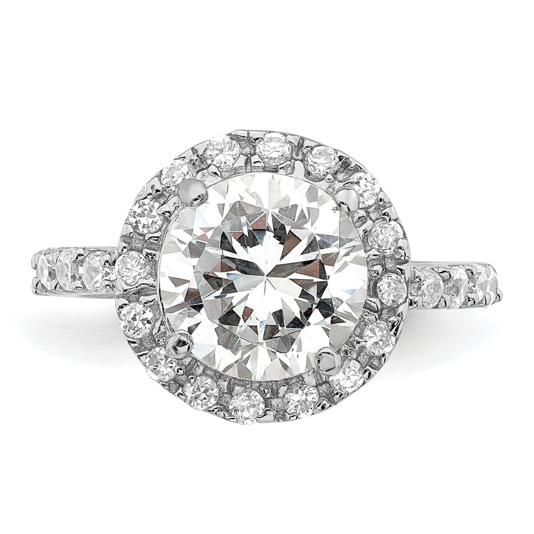 Sterling Silver Fancy Cubic Zirconia Ring