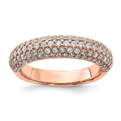 Sterling Silver Pave 113 Stone CZ Ring at $ 44 only from Jewelryshopping.com