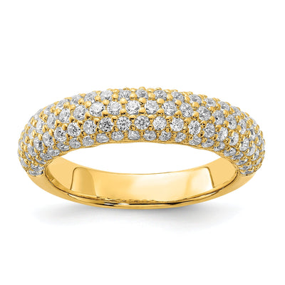 Sterling Silver Pave 113 Stone CZ Ring at $ 44 only from Jewelryshopping.com