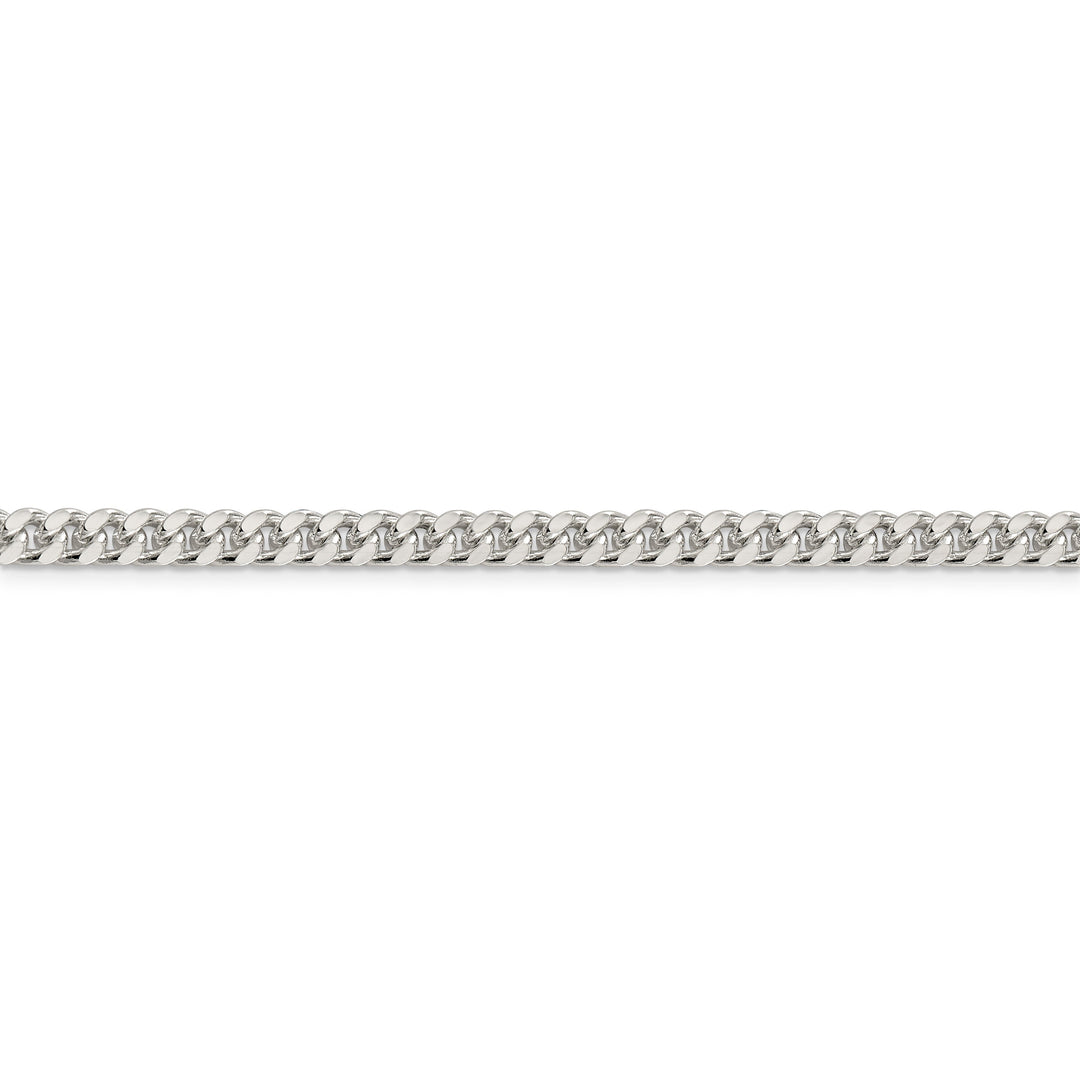 Silver 5.00-mm Solid Domed Link Curb Chain