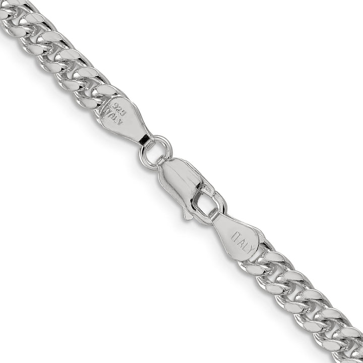 Silver 5.00-mm Solid Domed Link Curb Chain