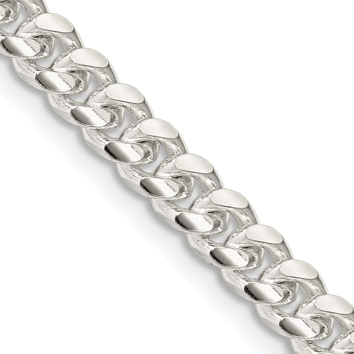 Silver 5.00-mm Solid Domed Link Curb Chain