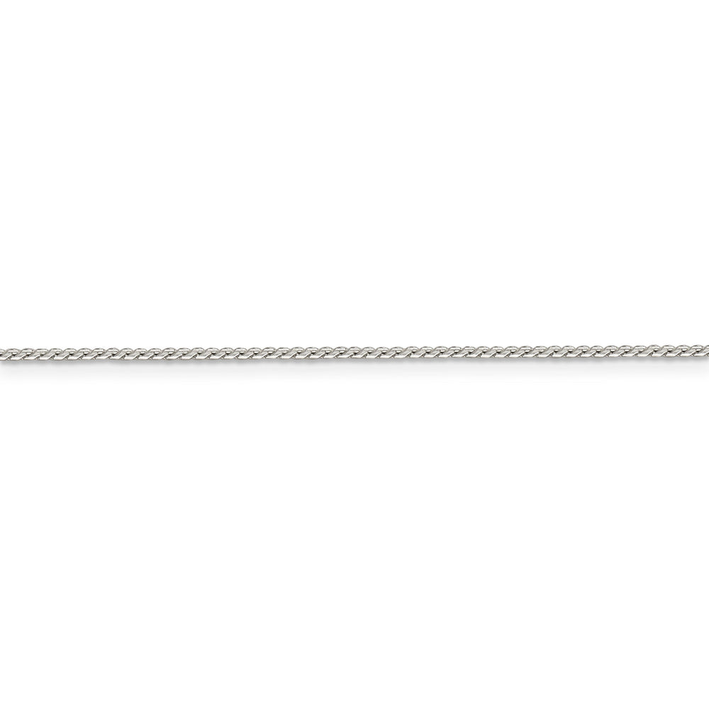 Silver Polish 1.00-mm Solid Round Franco Chain