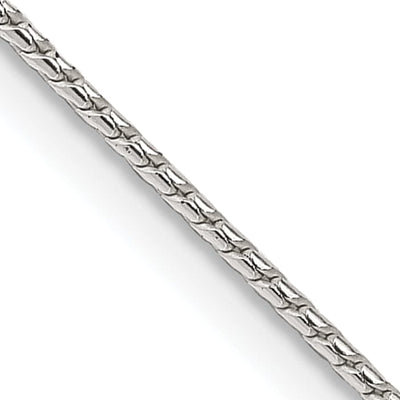 Silver Polish 1.25-mm Solid Round Franco Chain at $ 19.99 only from Jewelryshopping.com