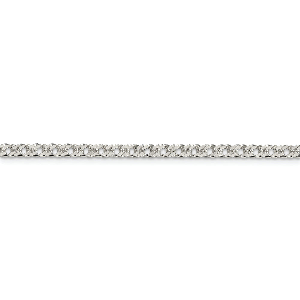 Silver Polished 3.30-mm Solid Rambo Chain