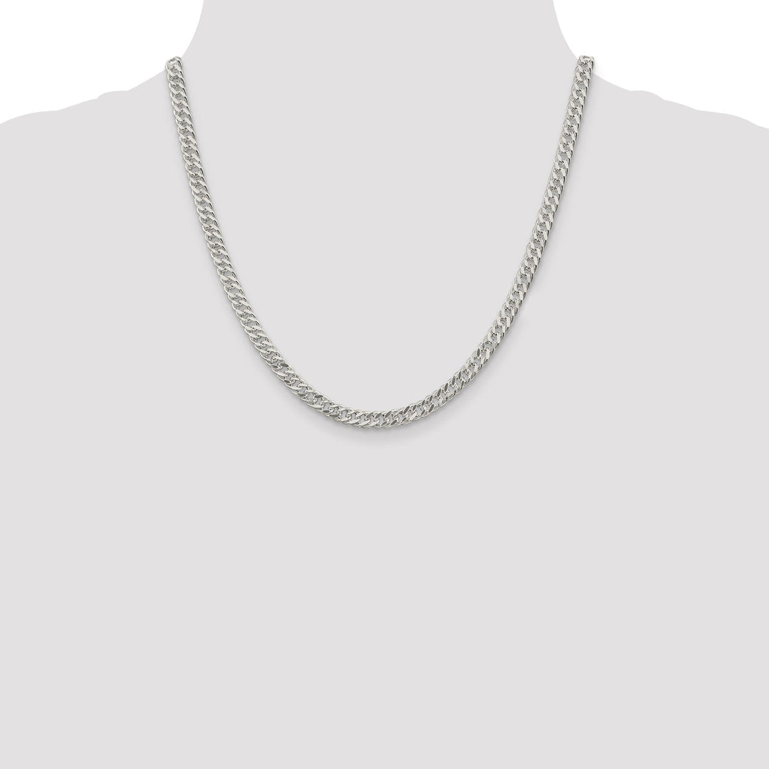 Silver Polished 5.50-mm Solid Rambo Chain