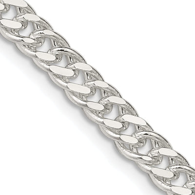 Silver Polished 5.50-mm Solid Rambo Chain at $ 35.49 only from Jewelryshopping.com
