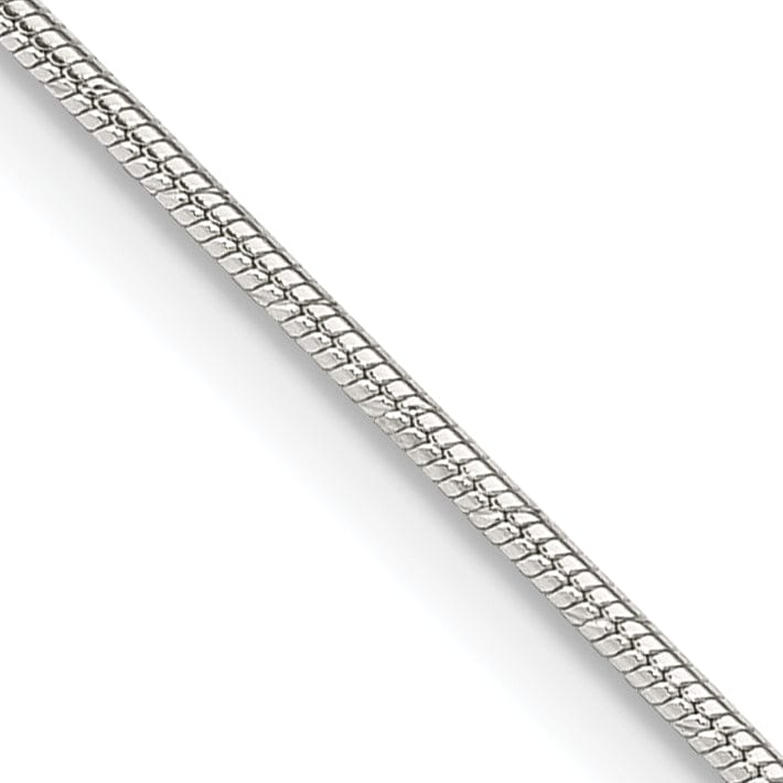 Silver D.C Polished 1.20-mm Snake Chain