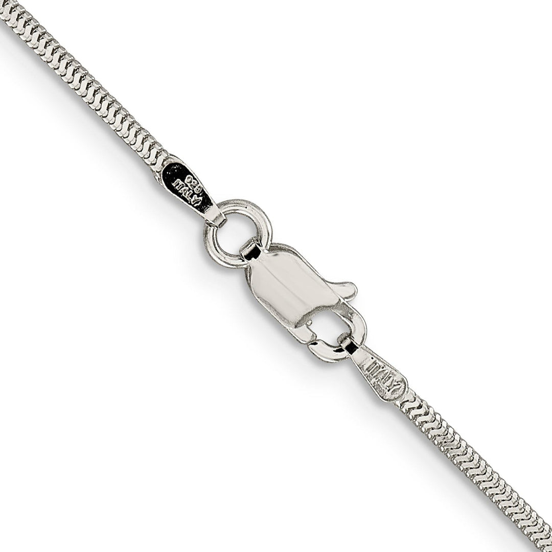 Silver D.C 1.50-mm Solid Flat Snake Chain