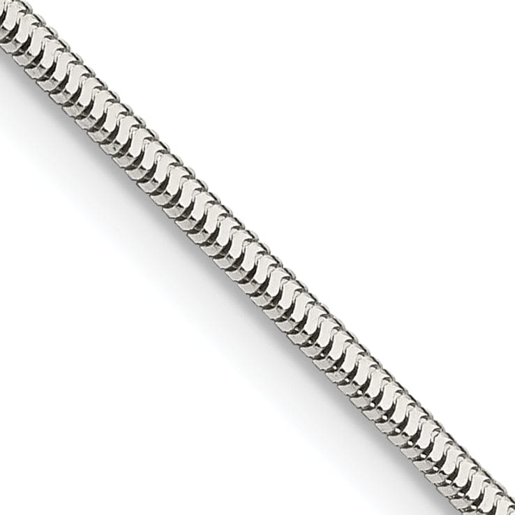 Silver D.C 1.50-mm Solid Flat Snake Chain