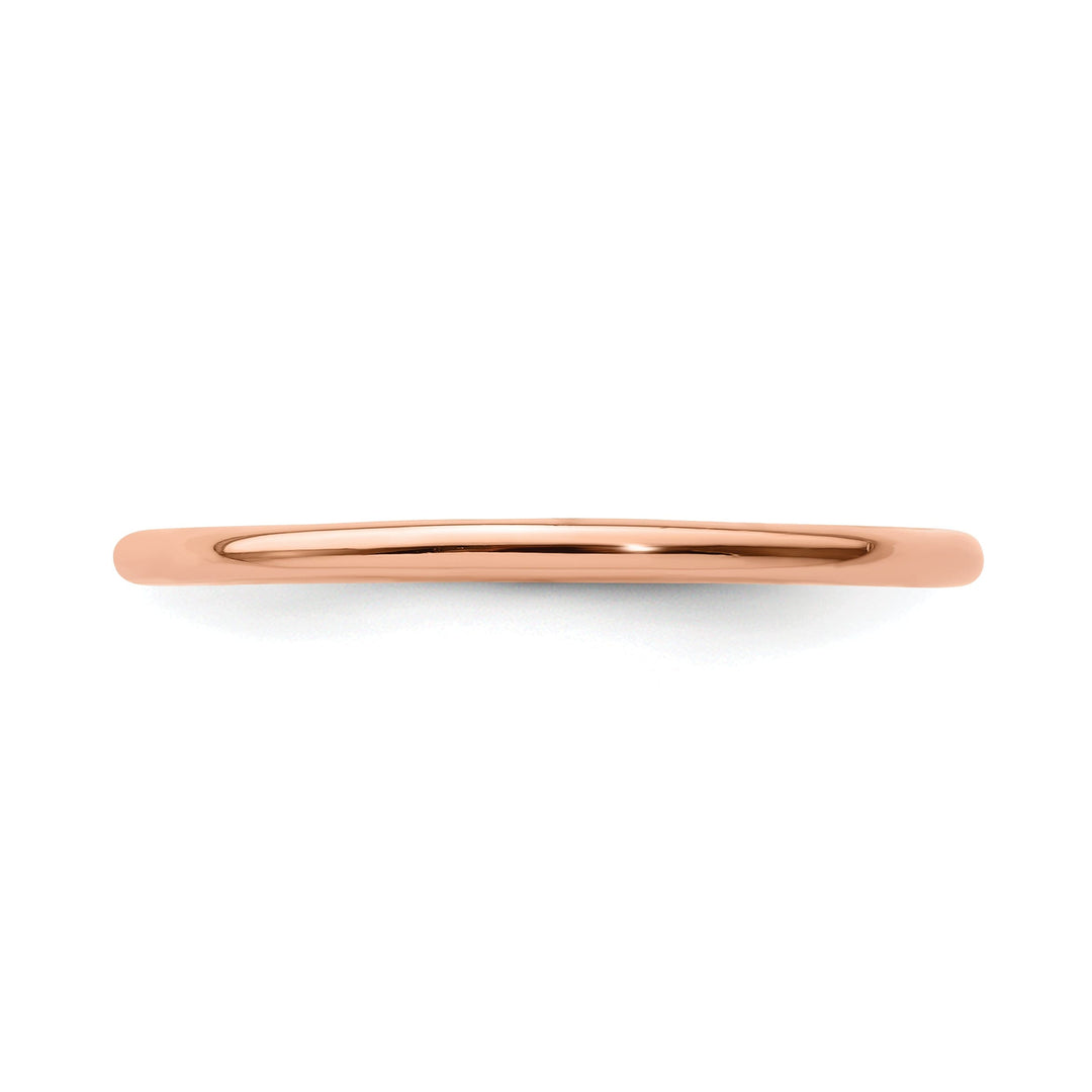 Sterling Silver Pink-Plated Polished Ring