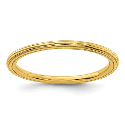 Sterling Silver Gold-Plated Step-Down Ring at $ 19.24 only from Jewelryshopping.com