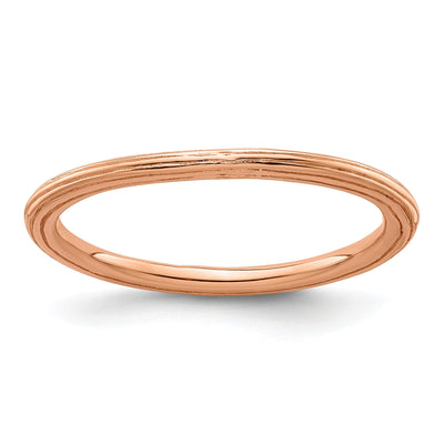 Sterling Silver Pink-Plated Step-Down Ring at $ 19.24 only from Jewelryshopping.com