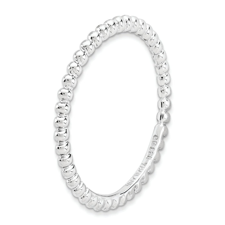 Sterling Silver Rhodium Ring