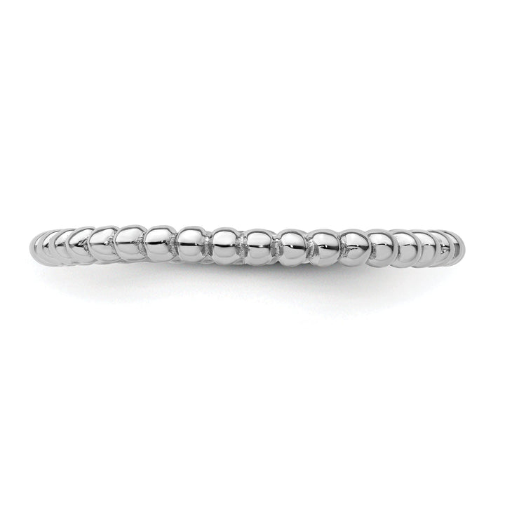 Sterling Silver Rhodium Ring