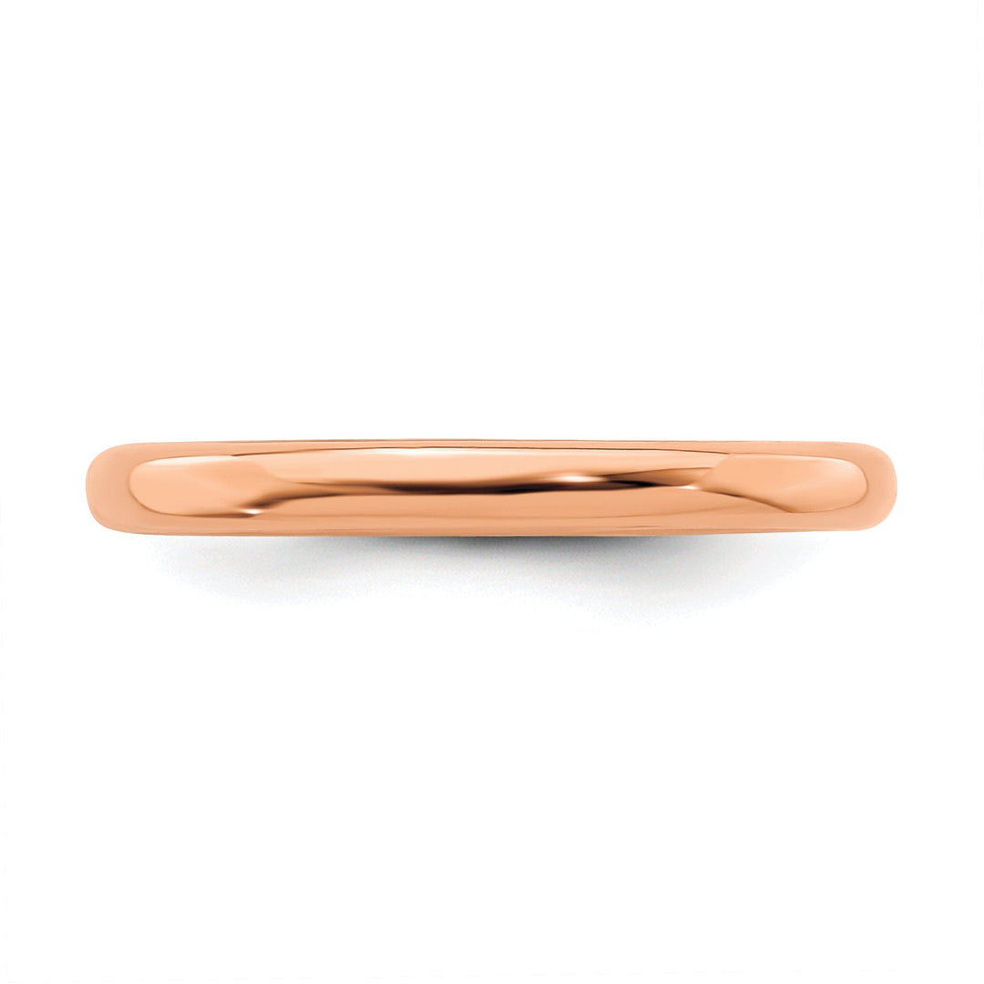 Sterling Silver Pink-Plated Polished Ring