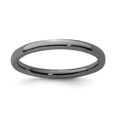 Sterling Silver Black-Plated Polished Ring at $ 20.82 only from Jewelryshopping.com